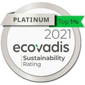 EcoVadis_Platinum_2021_Sustainability Rating_Top 1