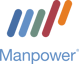Manpower Web Stacked Logo for Dark Background