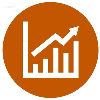 SkilledTechOrangeCirclIcons_Graph