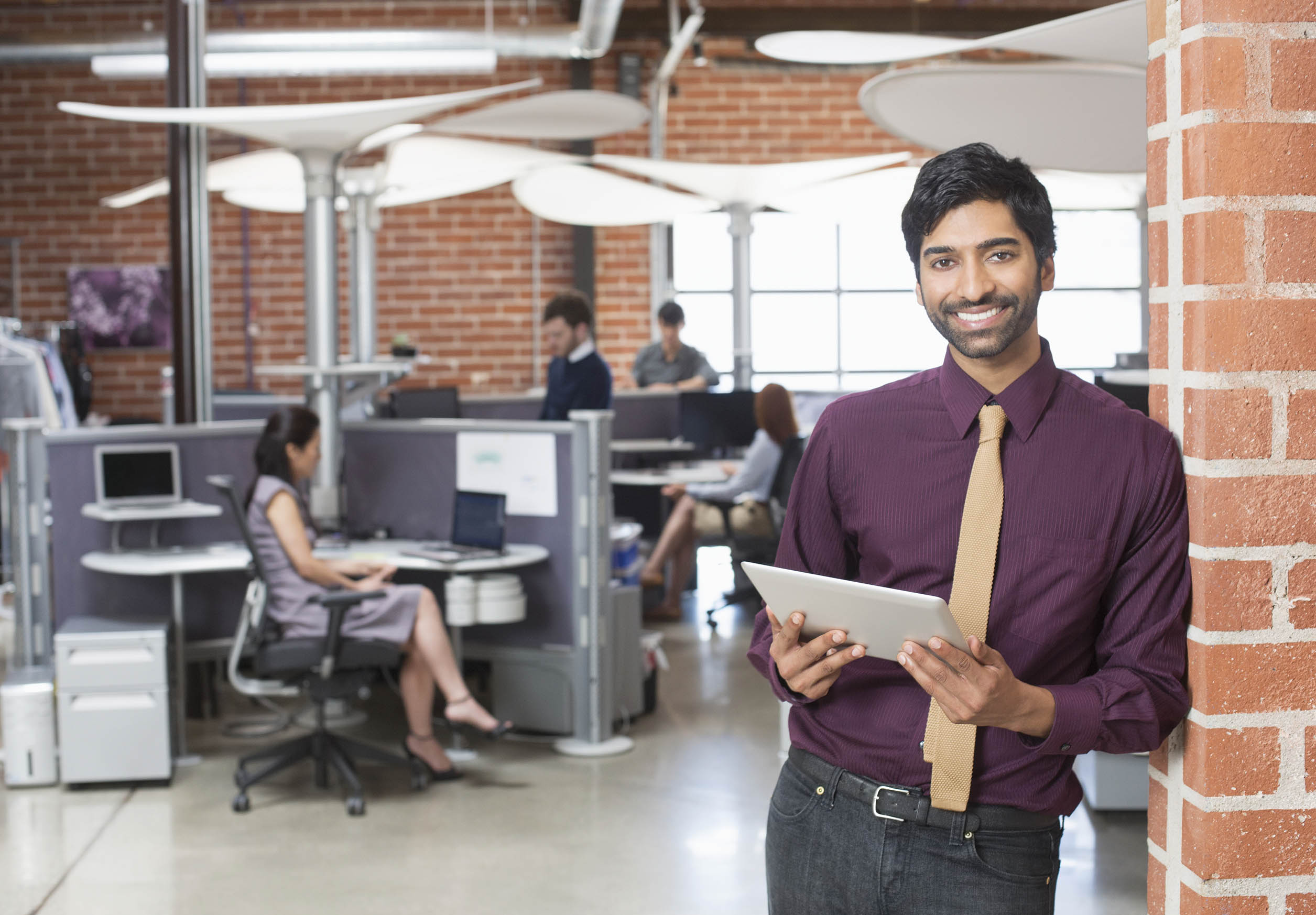 image of man in office